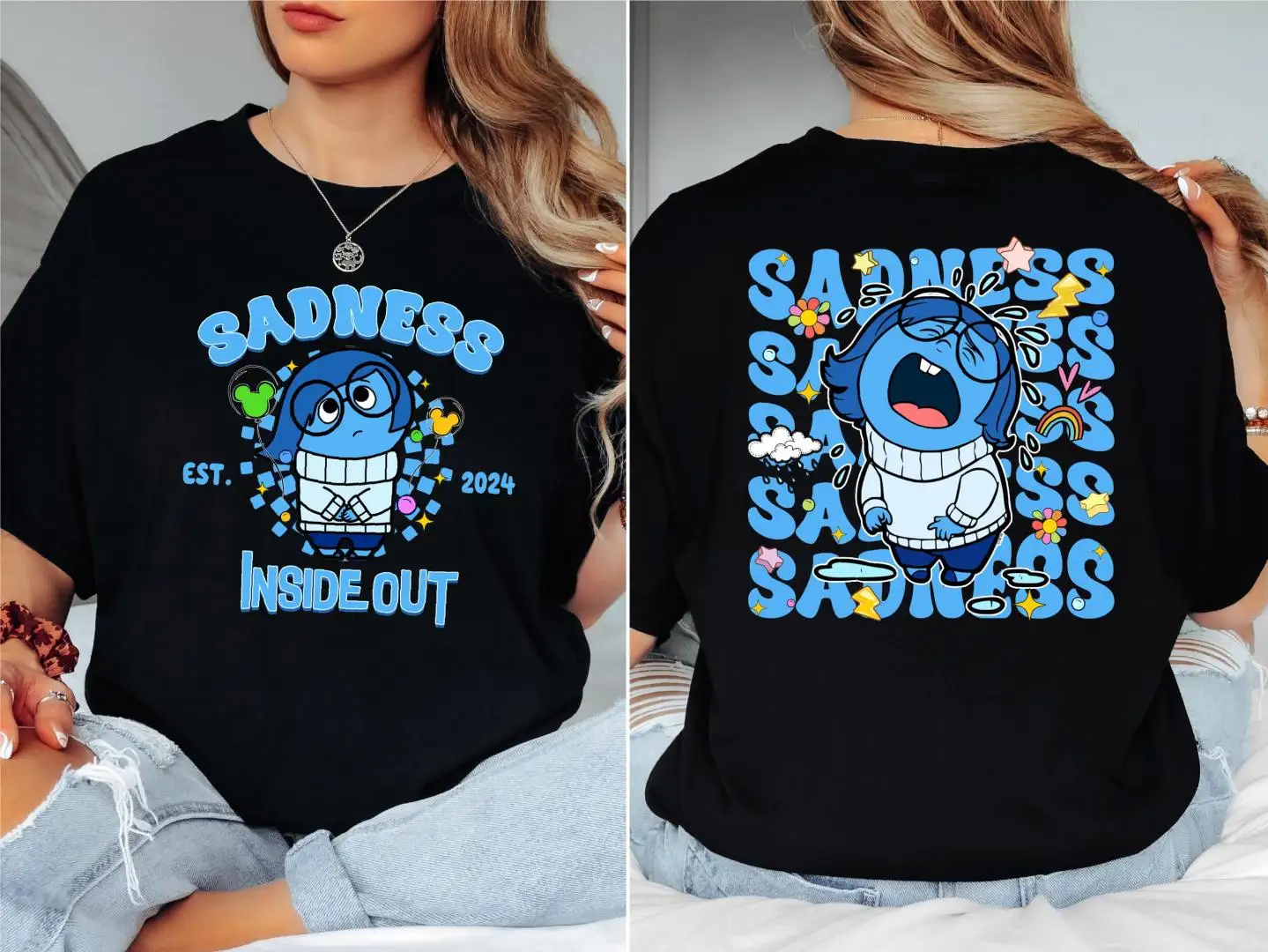 Disney Inside Out Sadness Shirt for Family Vacation