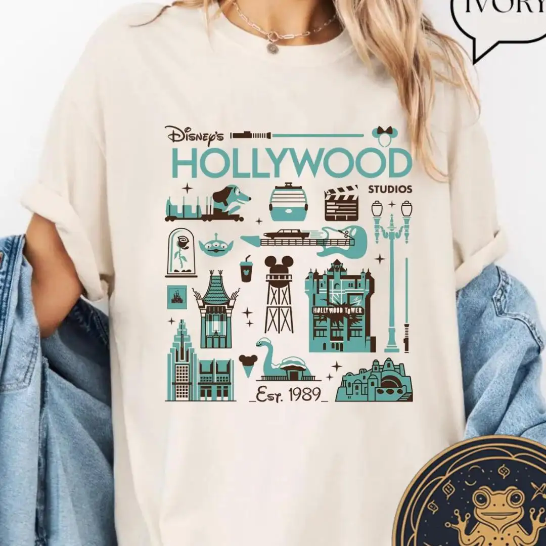 Vintage Disney Hollywood Studios 1989 Shirt for Family Trips