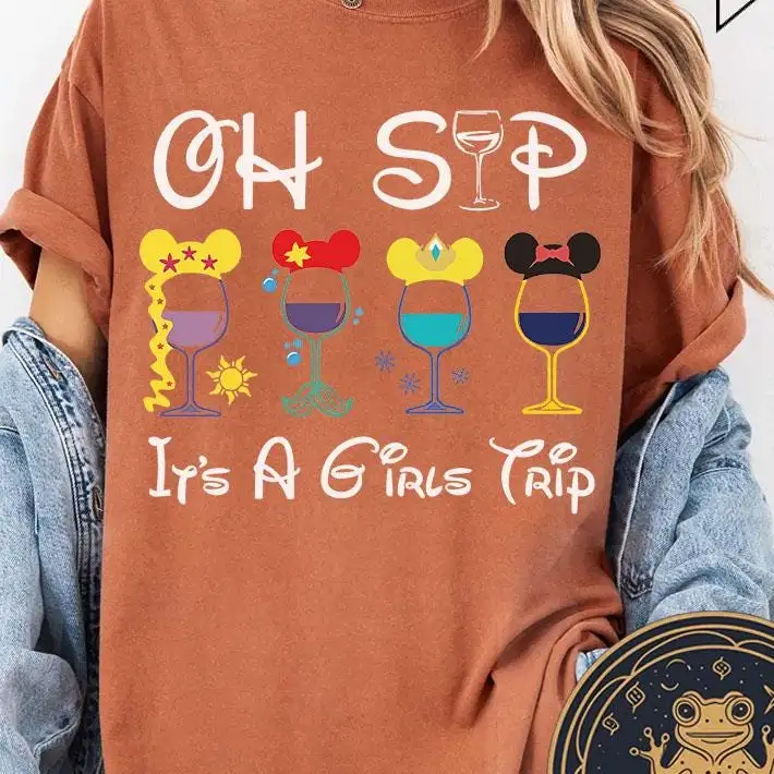 Disney Girls Trip Drinking Shirt for Princess Fans
