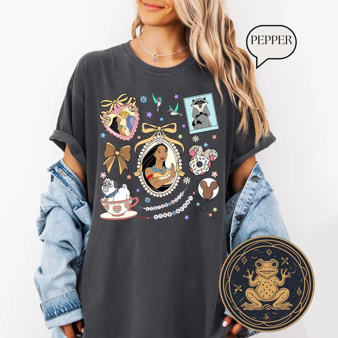 Disney Princess Pocahontas Mirror Shirt for Girls Trip
