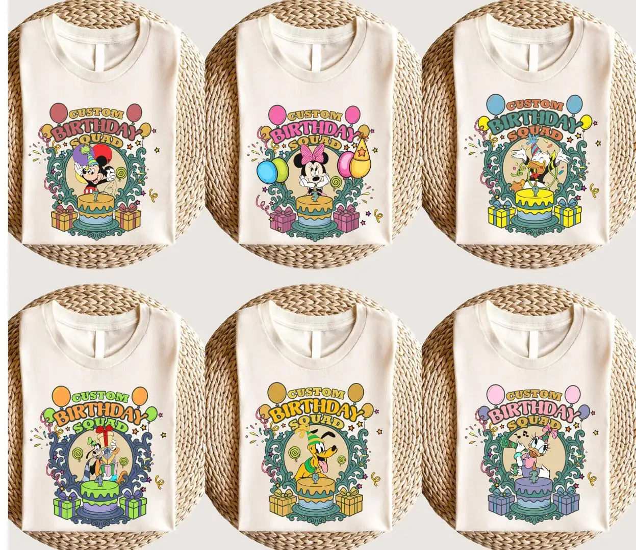 Mickey Birthday Party Shirt for Disneyland Trip