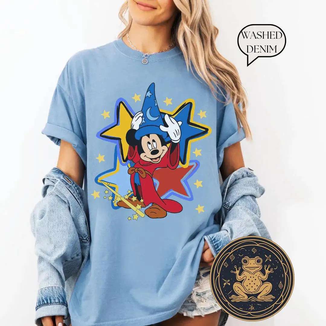 Disney Fantasia Sorcerer Mickey Retro Shirt