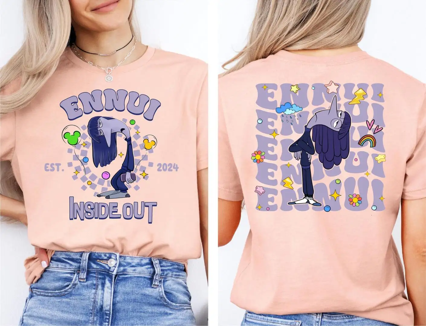 Disney Inside Out 2 Movie Shirt for Fans