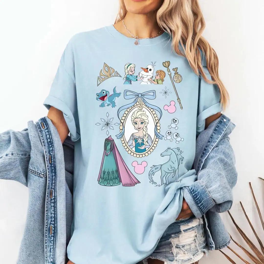 Princess Elsa Frozen Coquette Shirt for Disney Girls Trip