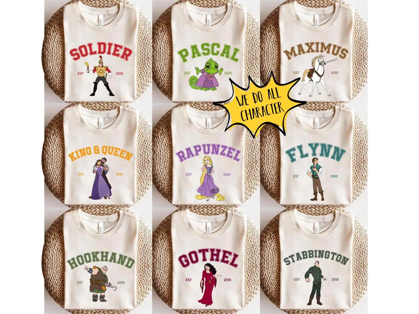 Custom Disney Rapunzel Shirt for Magic Kingdom Trips