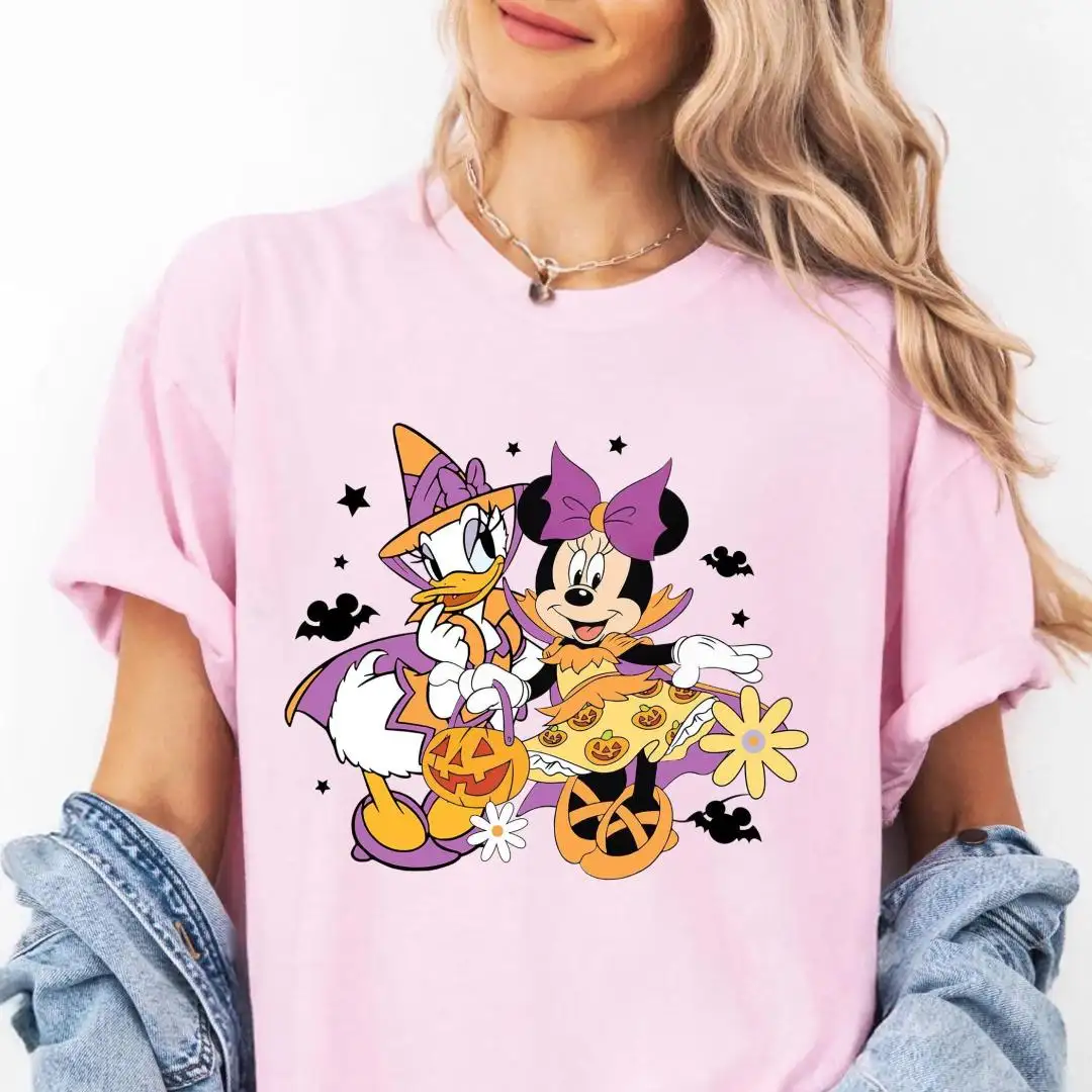 Vintage Minnie Daisy Halloween Shirt for Girls Trip