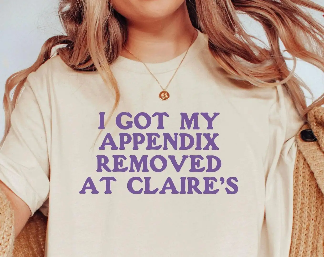 Funny Appendix Removal Meme Shirt For Her