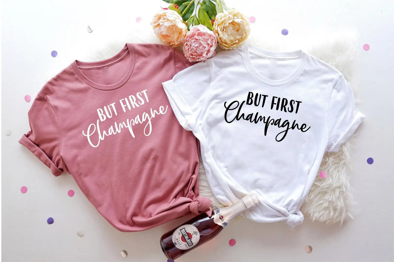 Champagne Party Shirt for Bachelorette & New Year