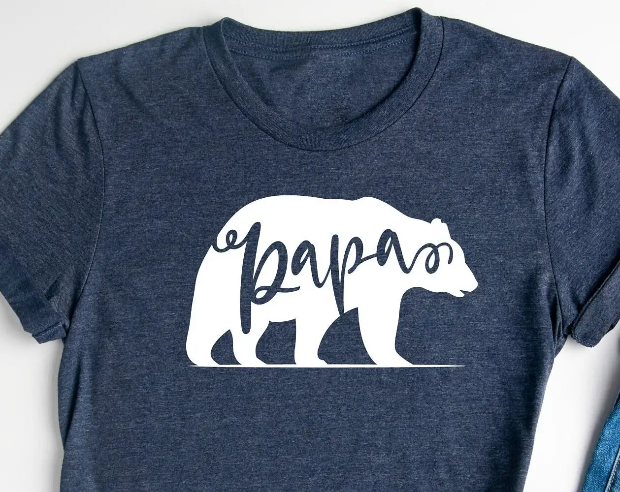 Papa Bear Shirt for New Dads Birthday Gift