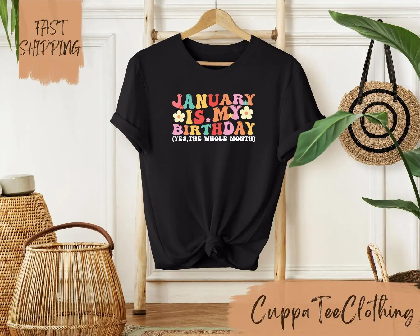 Funny Birthday Girl Shirt January Is My Birthday Gift