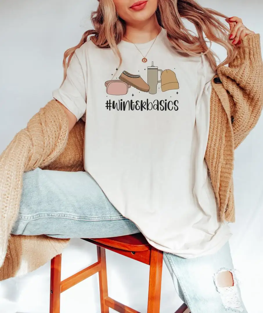 Christmas Gift Shirt | Boujee Winter Basics Sweatshirt