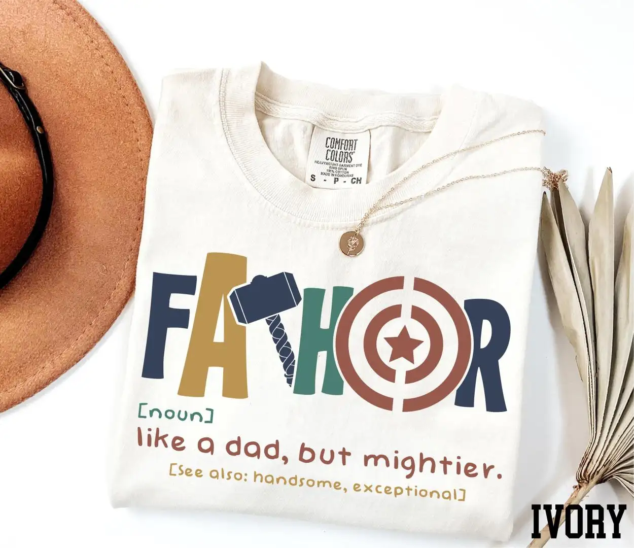 Marvel Avengers Superhero Dad Shirt Gift