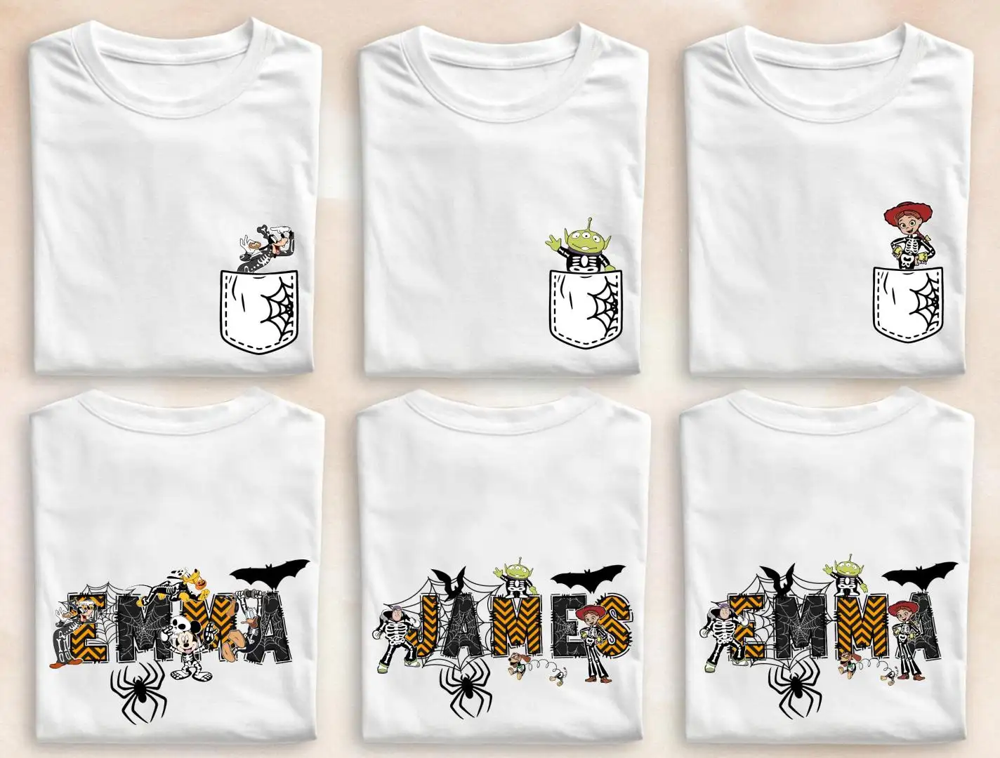 Custom Name Disney Halloween Shirt for Family Trips