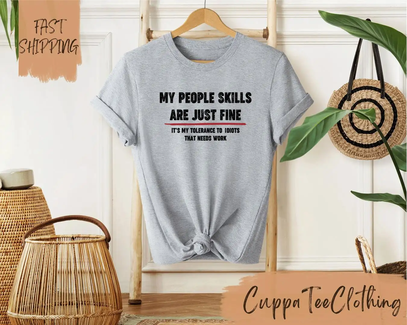 Sarcastic My People Skills Are Fine Shirt Funny Meme Gift