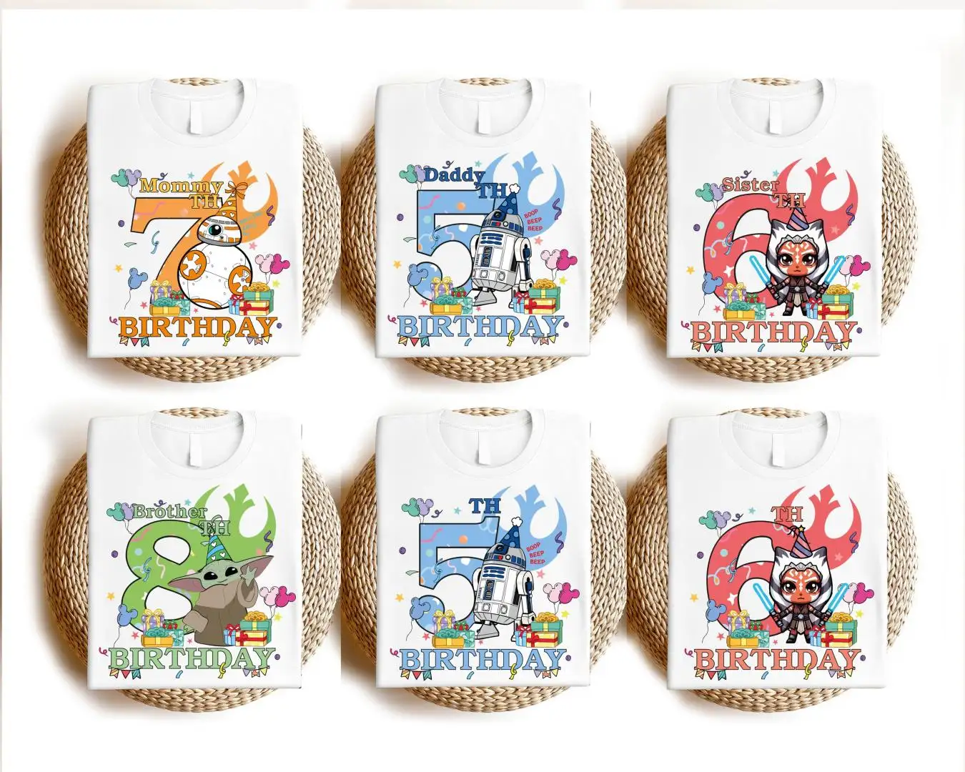 Star Wars Birthday Shirt for Family Matching