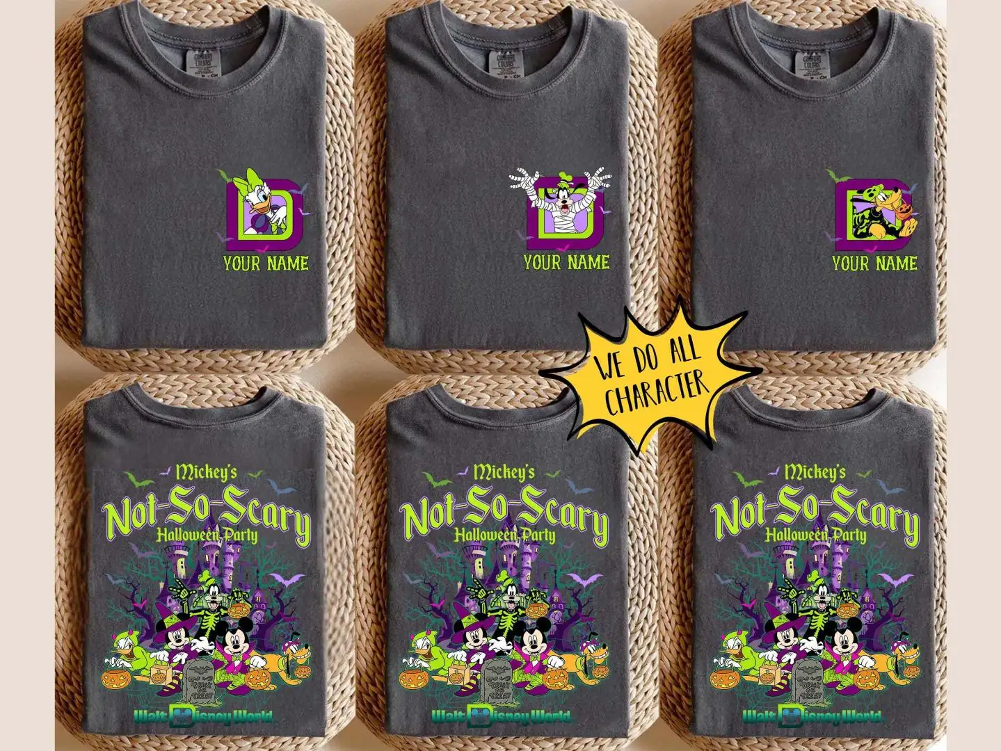 Disney Halloween Skeleton Shirt for Family Matching