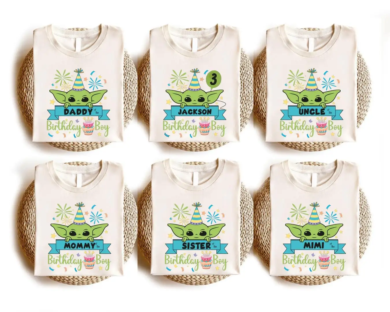 Star Wars Baby Yoda Birthday Boy Shirt