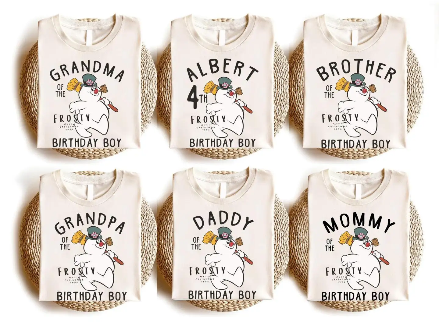 Disney Snowman Birthday Shirt for Boys