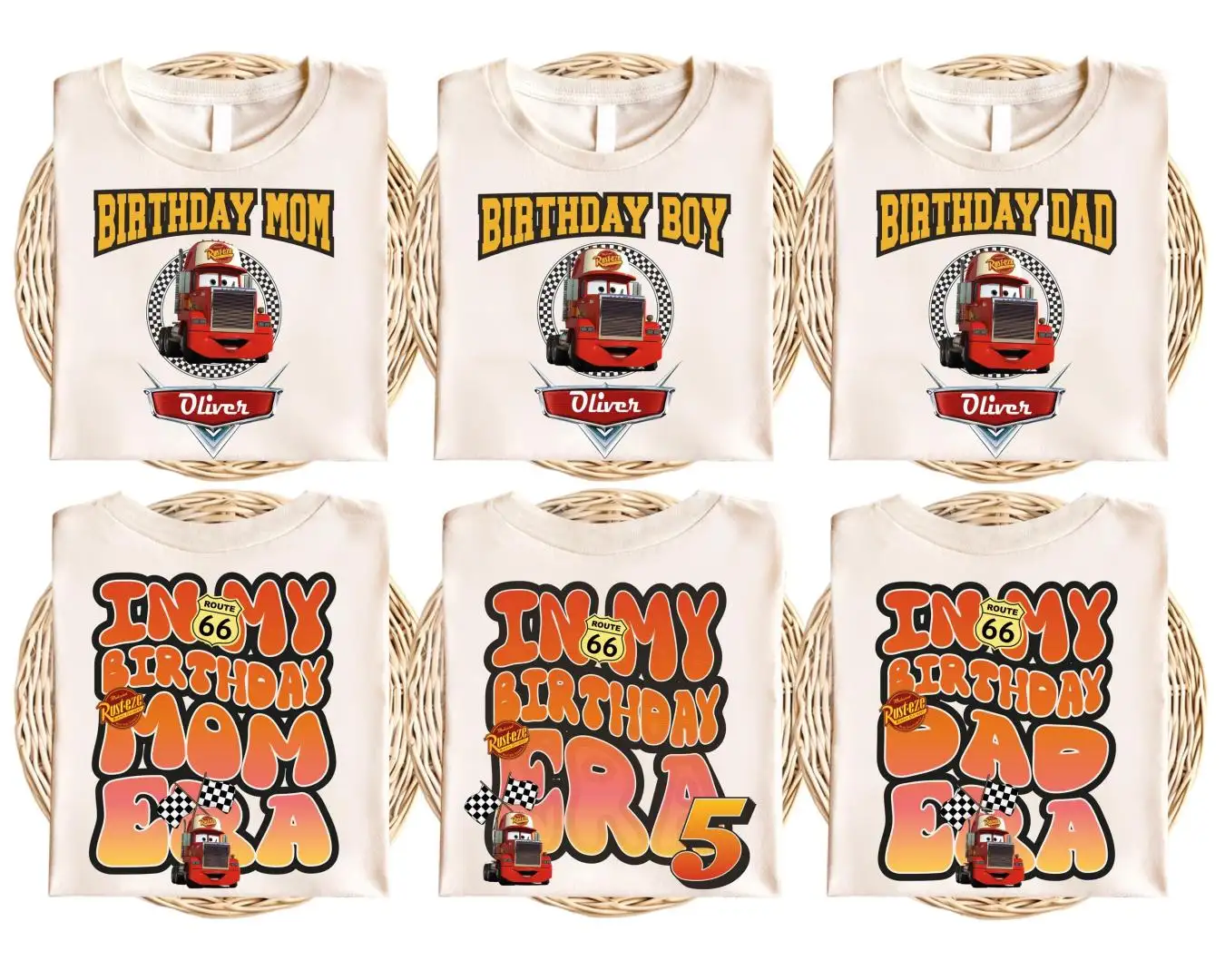 Disney Cars Birthday Boy Shirt for Kids
