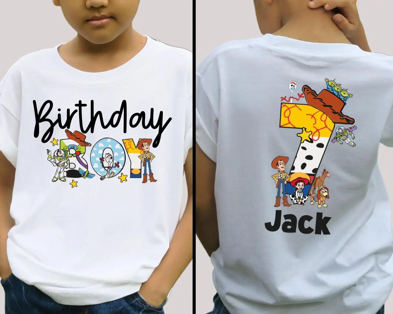 Custom Toy Story Birthday Boy Shirt for Disney Party
