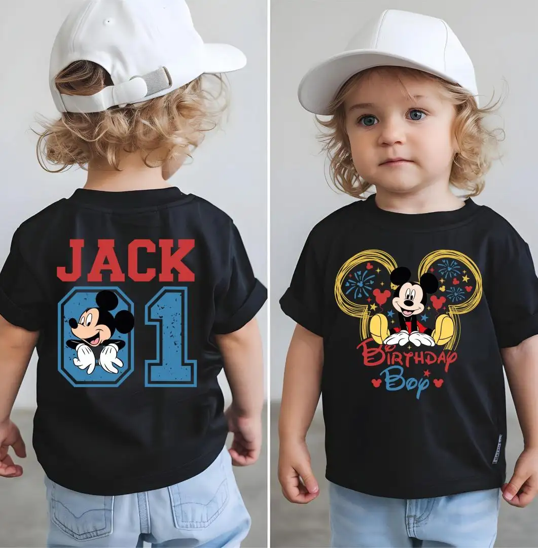 Disney Mickey Birthday Boy Shirt for Son