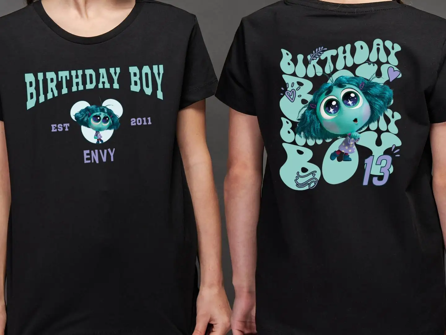 Disney Inside Out Envy Birthday Boy Shirt