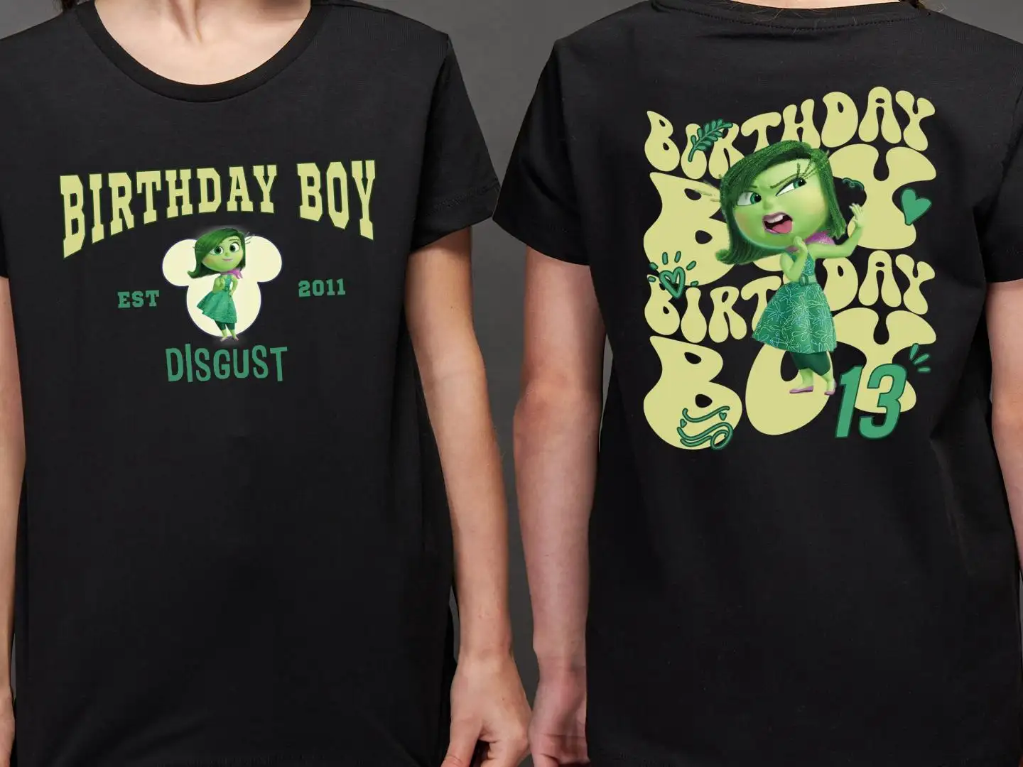 Disney Inside Out Disgust Shirt for Toddler Birthday