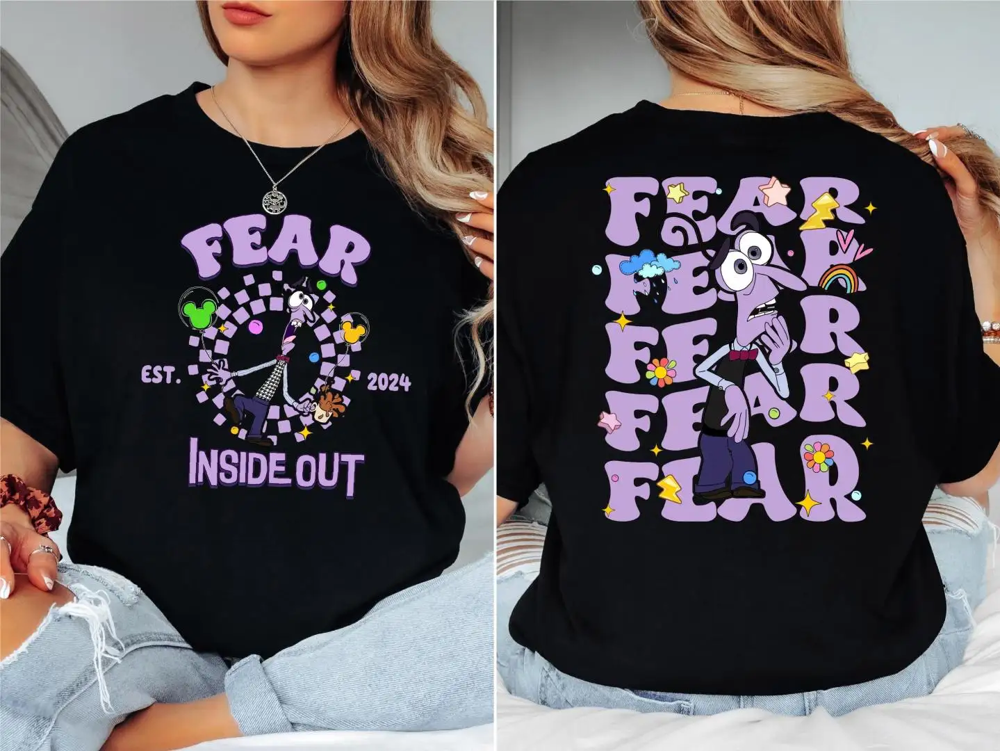 Disney Inside Out Fear Emotion Character Shirt