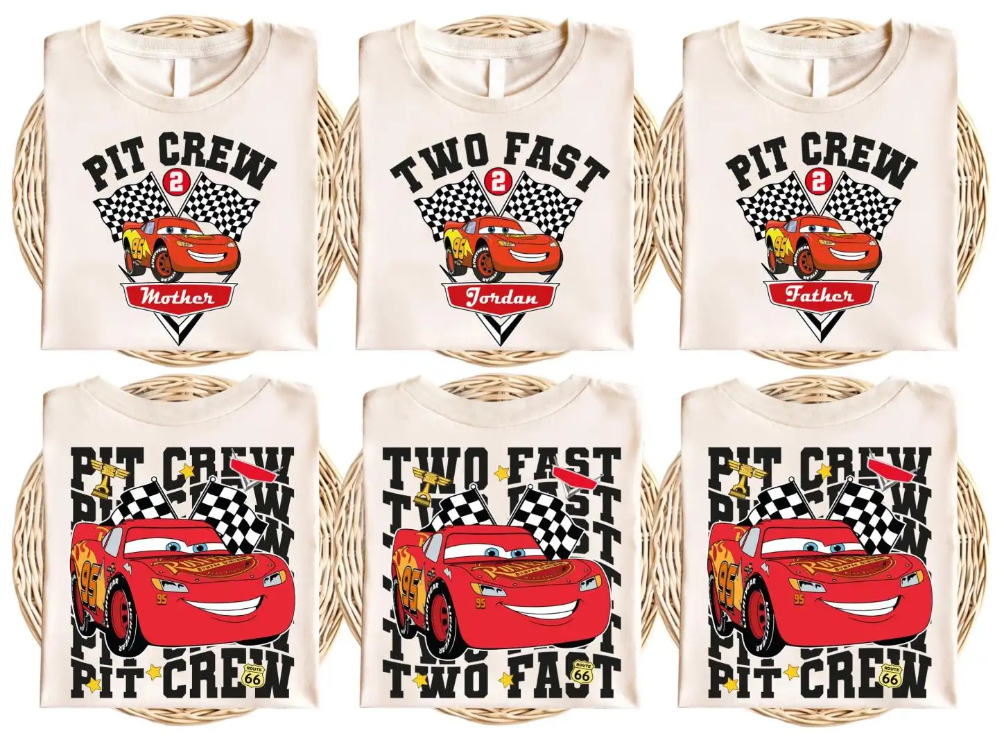 Lightning McQueen Birthday Boy Shirt for Disney Race Car Party