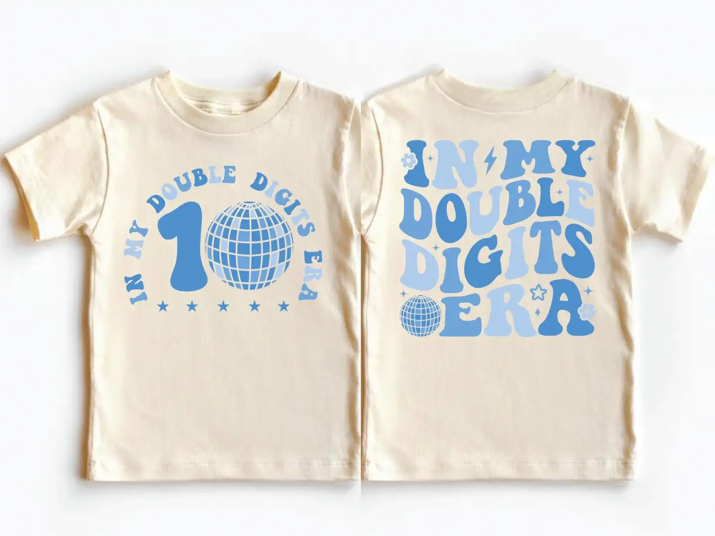 Boys Disneyland Birthday Shirt In My Double Digit Era