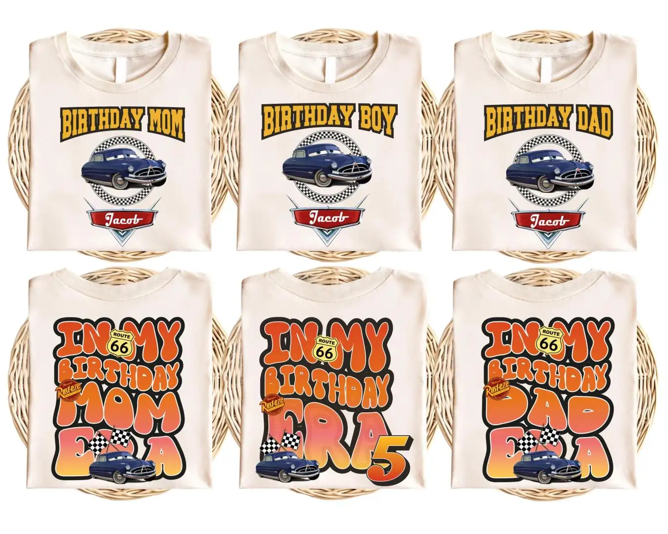 Doc Hudson Disney Pixar Birthday Boy Shirt