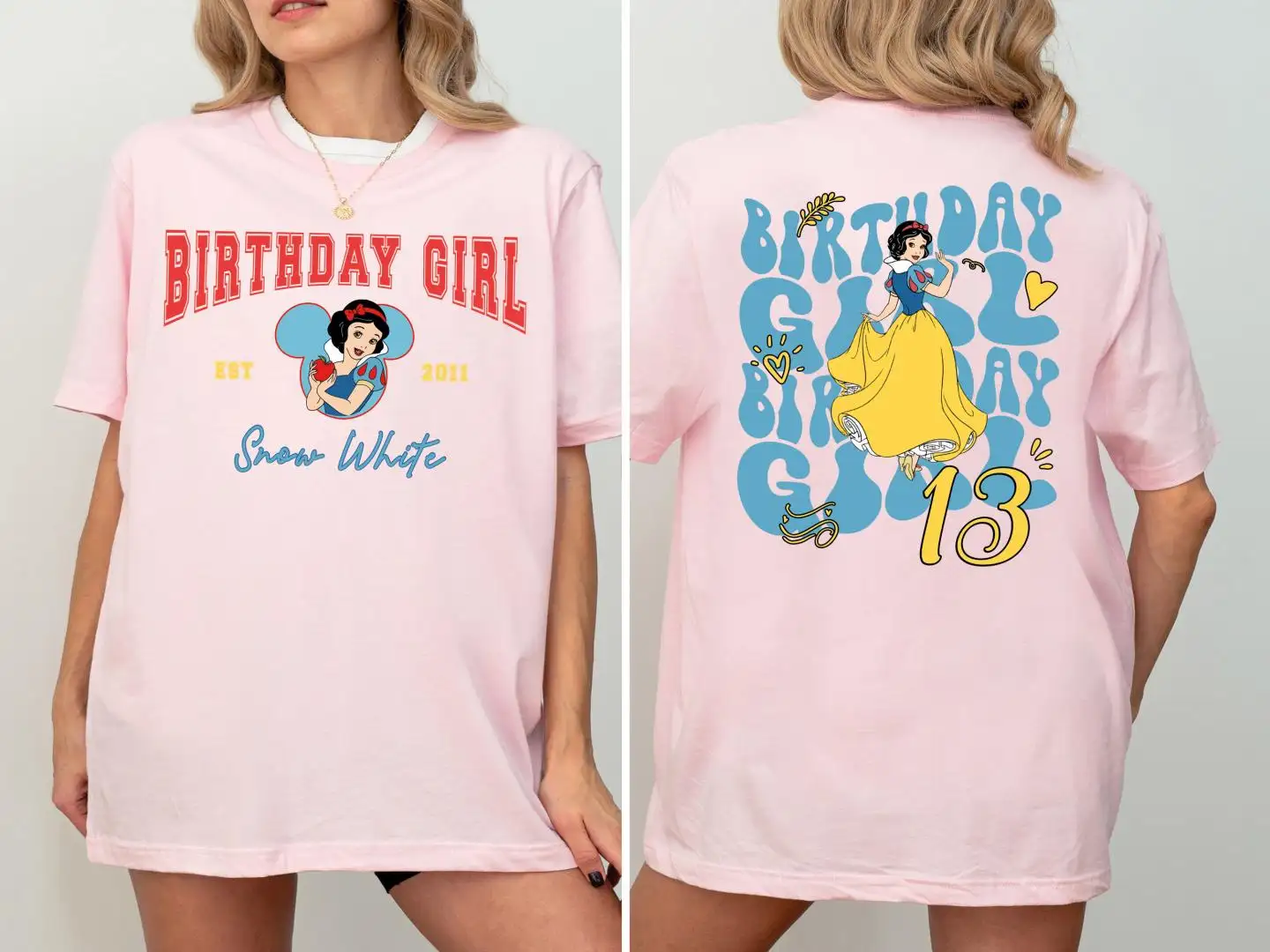 Disney Snow White Princess Birthday Shirt for Girls