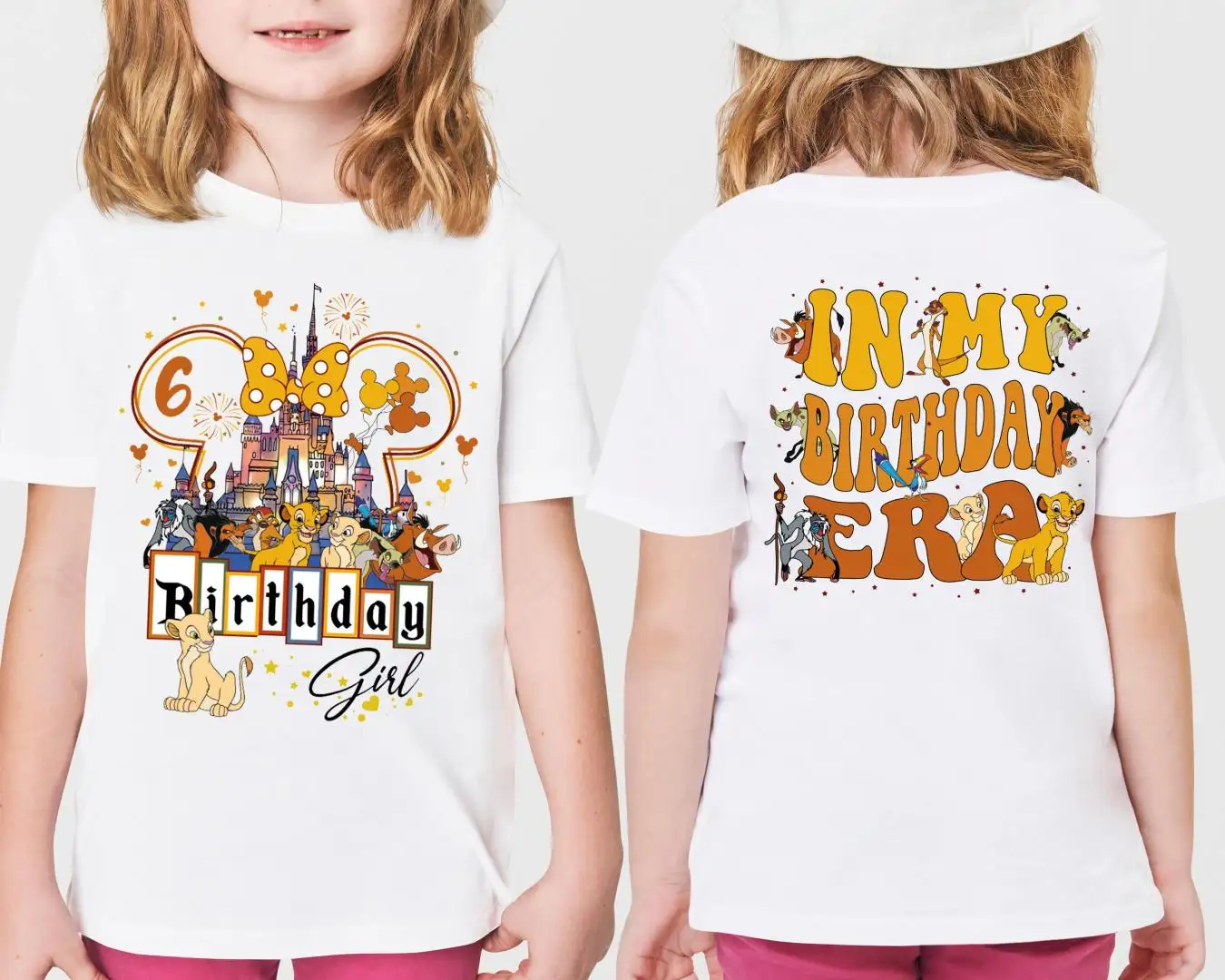 Custom Disney Lion King Birthday Girl Shirt