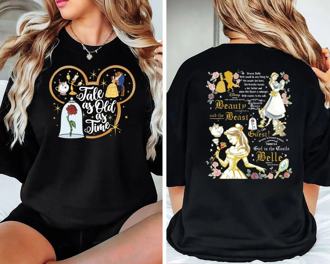 Disney Beauty and the Beast Shirt for Girls Trip