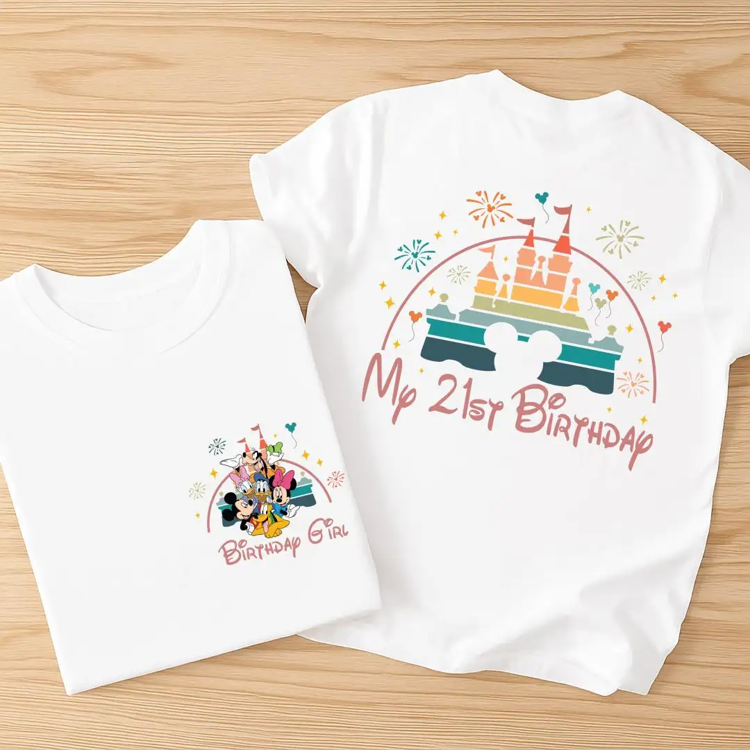 Custom Disney Birthday Girl Shirt for Magic Kingdom Trip