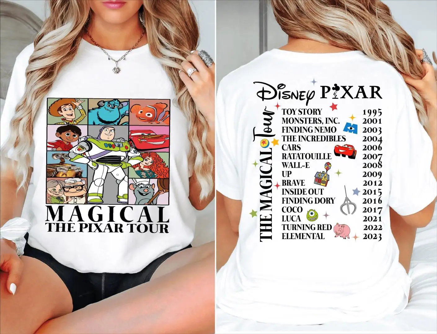 Pixar Fest Disneyland Magical Tour Shirt