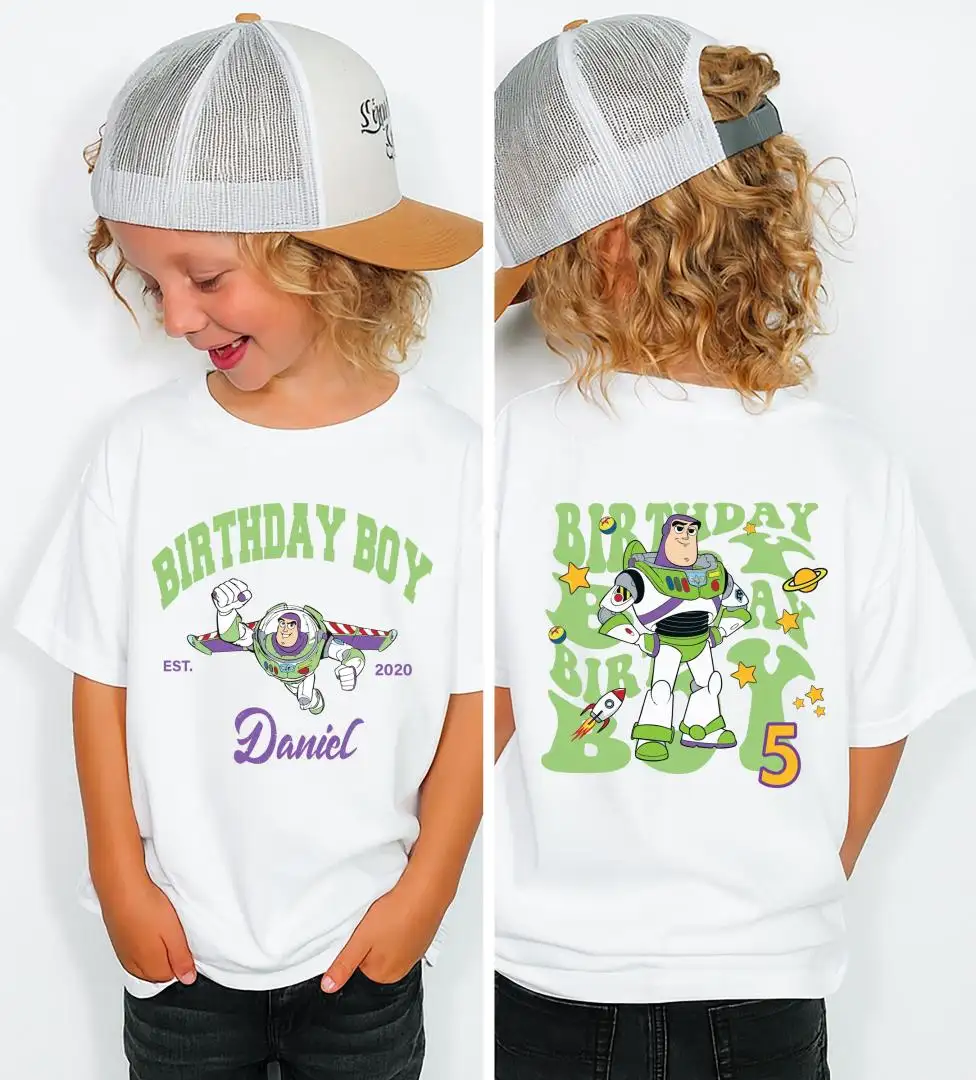 Buzz Lightyear Birthday Shirt for Boys | Toy Story Gift
