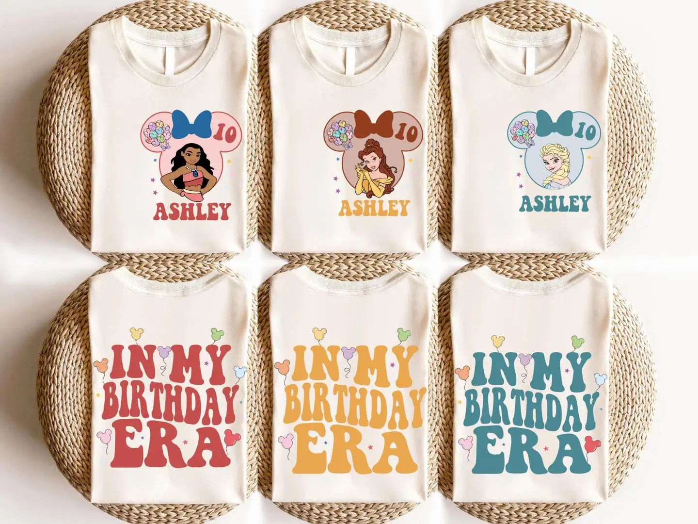 Princess Birthday Era Shirt for Girls Party