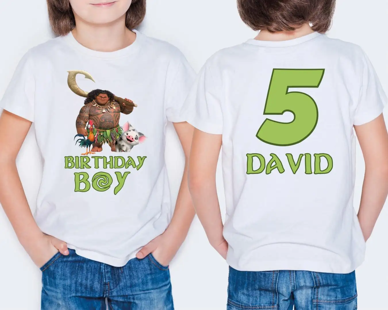 Disney Maui Birthday Boy Shirt for Prince Party