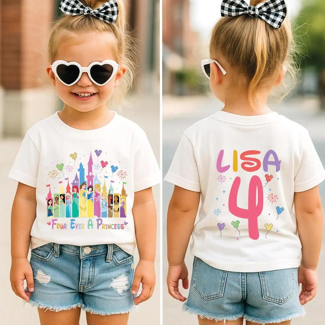Custom Disneyland Birthday Princess Shirt