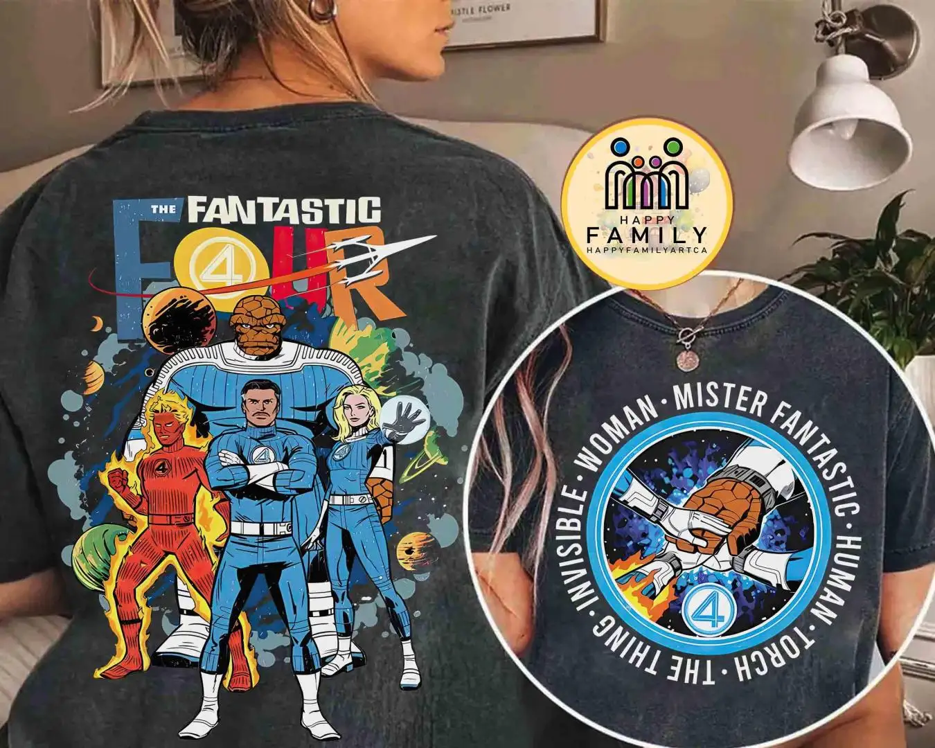 Marvel Fantastic Four First Steps Comic Book Shirt