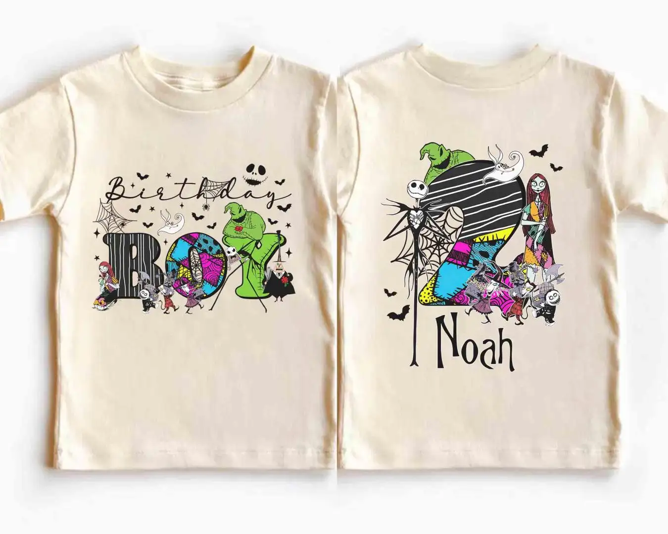 Personalized Nightmare Before Christmas Birthday Shirt for Kids