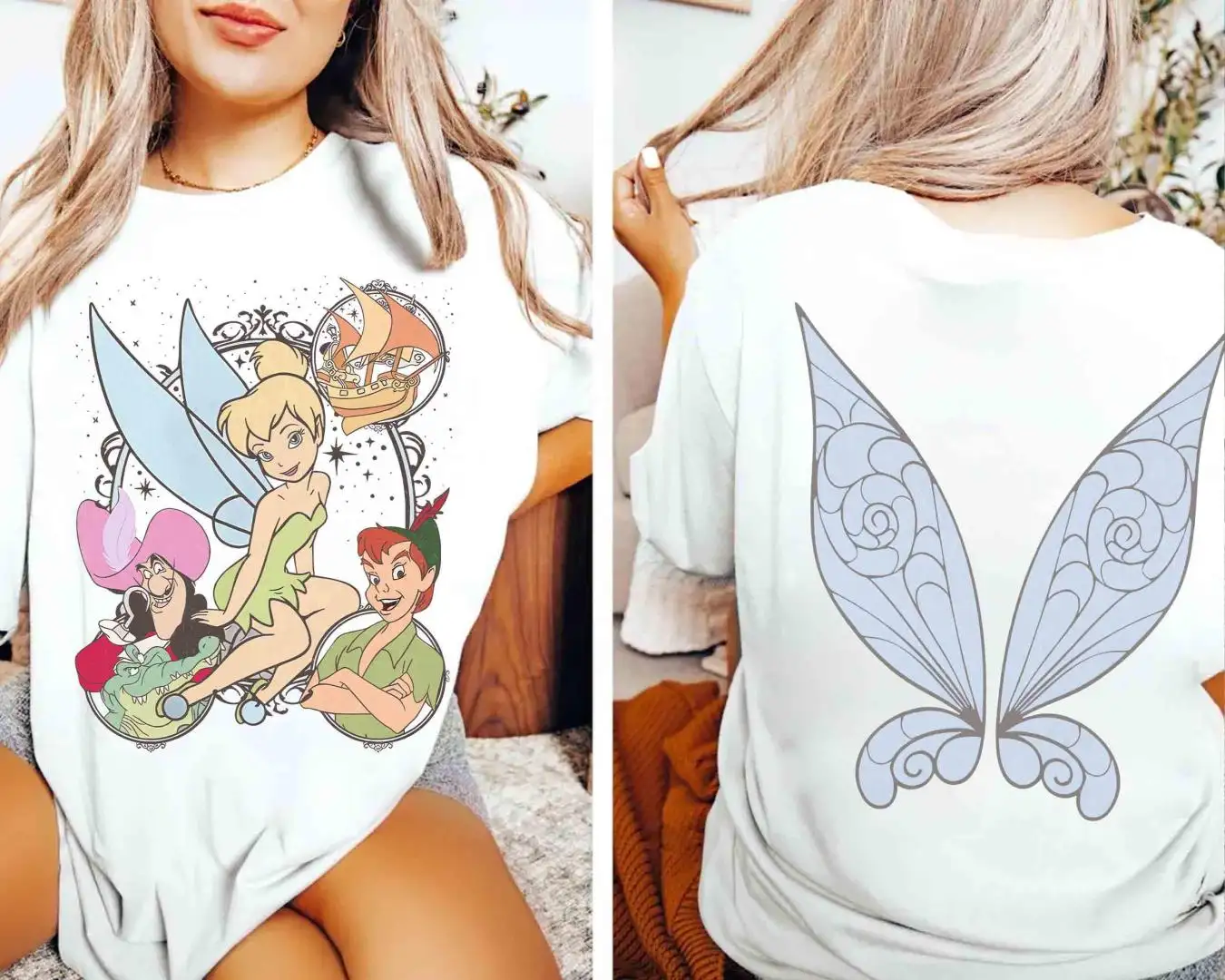 Disney Peter Pan Tinker Bell Shirt for Family Vacation
