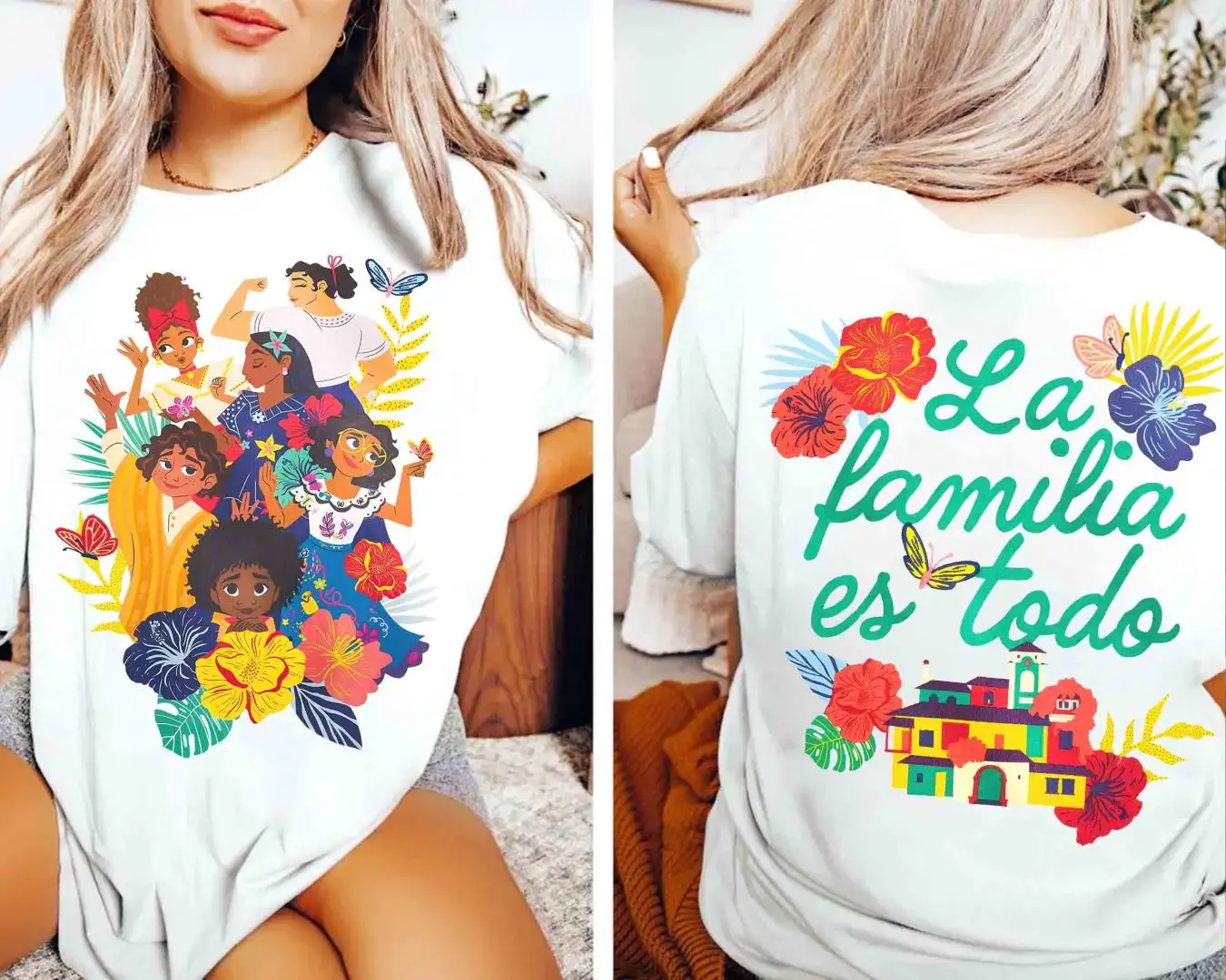 Disney Encanto Family Shirt | La Familia es Todo Floral