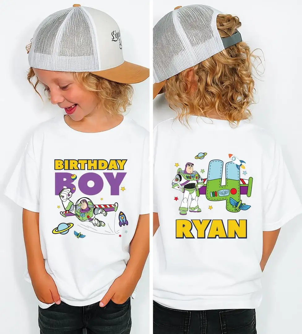 Buzz Lightyear Birthday Shirt for Boys Disney Toy Story
