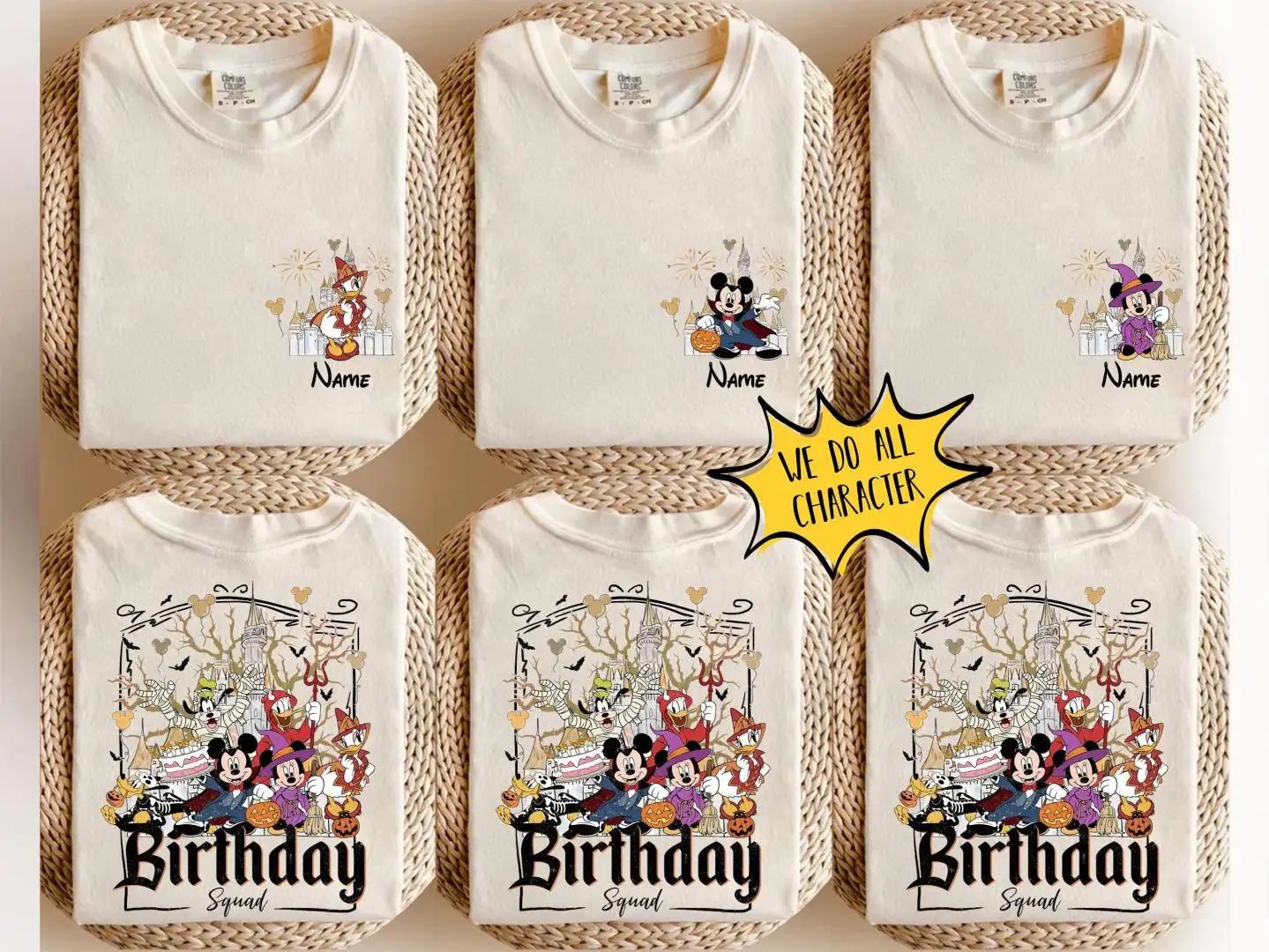Disney Mickey Friends Halloween Birthday Shirt