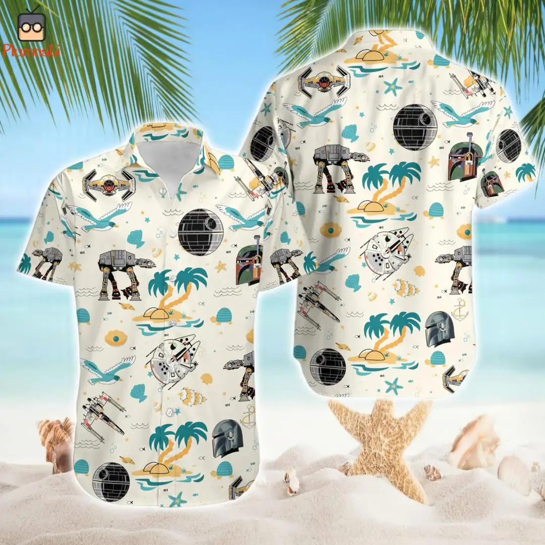 Star Wars Hawaiian Shirt with Baby Yoda