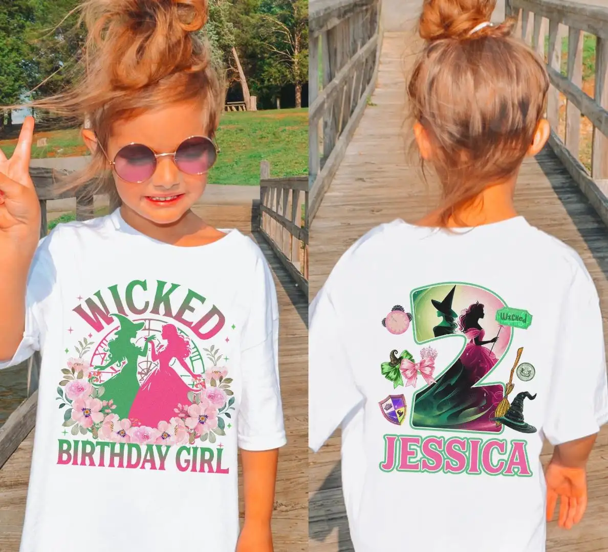 Custom Wicked Movie Birthday Girl Shirt