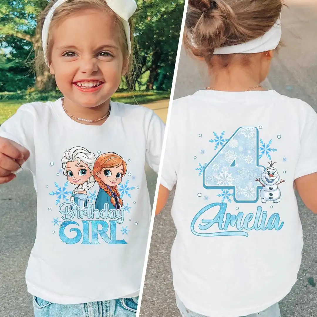 Disney Frozen Elsa Birthday Shirt for Girls
