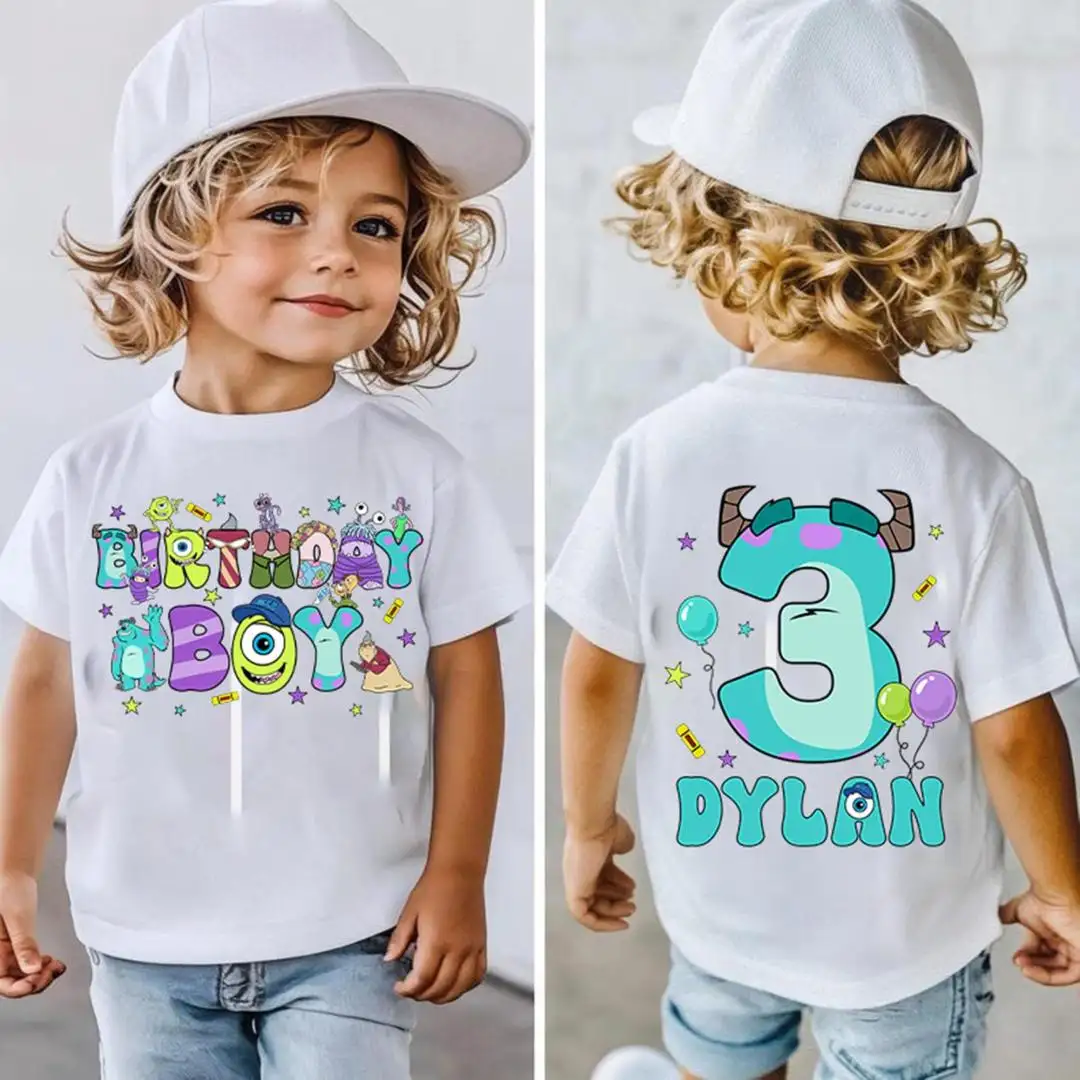 Personalized Disneyland Monsters Inc Birthday Shirt